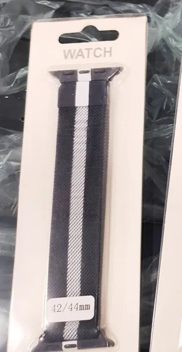 Stainless Steel Milanese Magnetic Mesh Loop Smart Watch Band Strap Metal Watchband - (Random Color & Design) - Image 4
