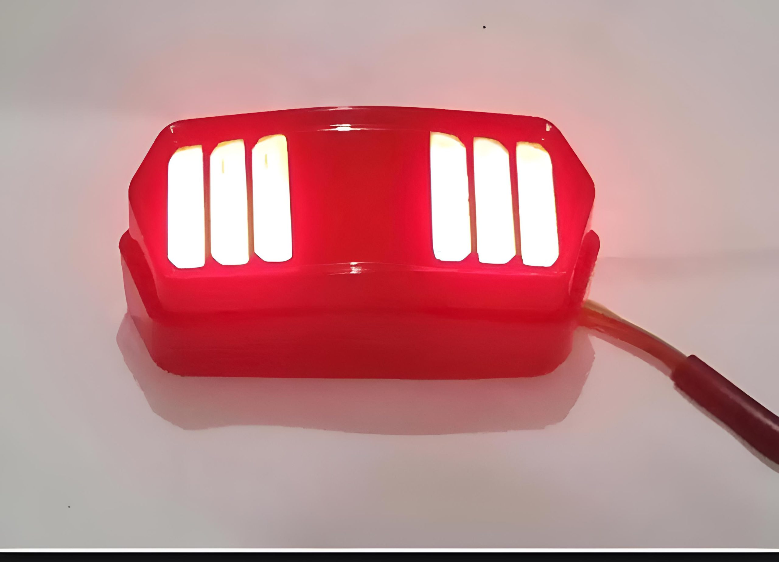 Universal Motorbike Back Light With Indicator DRL Audi Style - Image 4