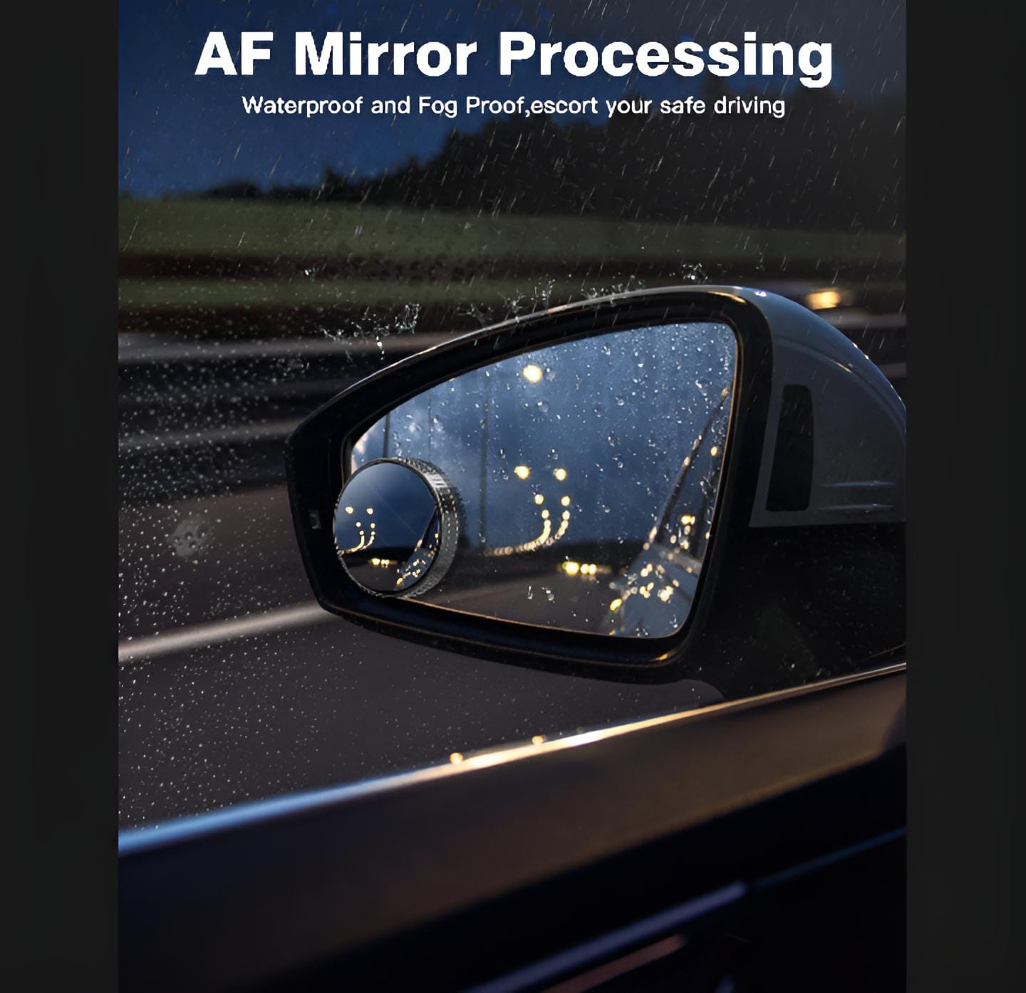 2 PCs rotatable Car Round Mirror Original Glass Rear view Blind spot Side Mirror rotatable lens - Image 5