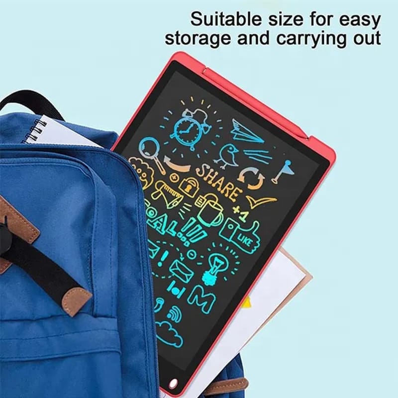 ( 8.5 / 10inch ) - LCD Writing Drawing Tablet | Kids Learning Table - Multi color (Random color) - Image 5