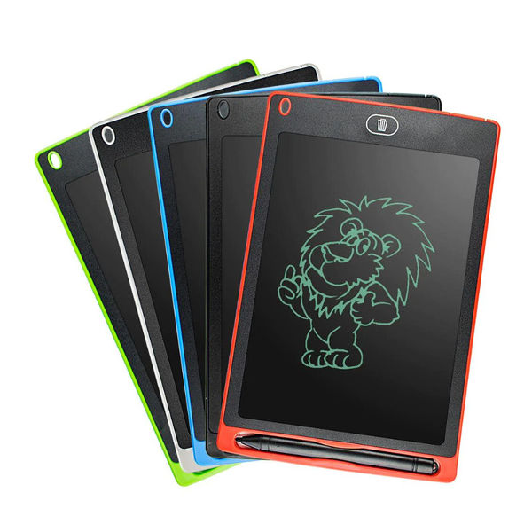 ( 8.5 / 10inch ) - LCD Writing Drawing Tablet | Kids Learning Table - Multi color (Random color) - Image 2