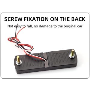 1 pc  LED Motorcycle Light Moto Rear Lights 40 LED Dual Color Light Guide Flow Direction Turning Brake Tail Lamp
