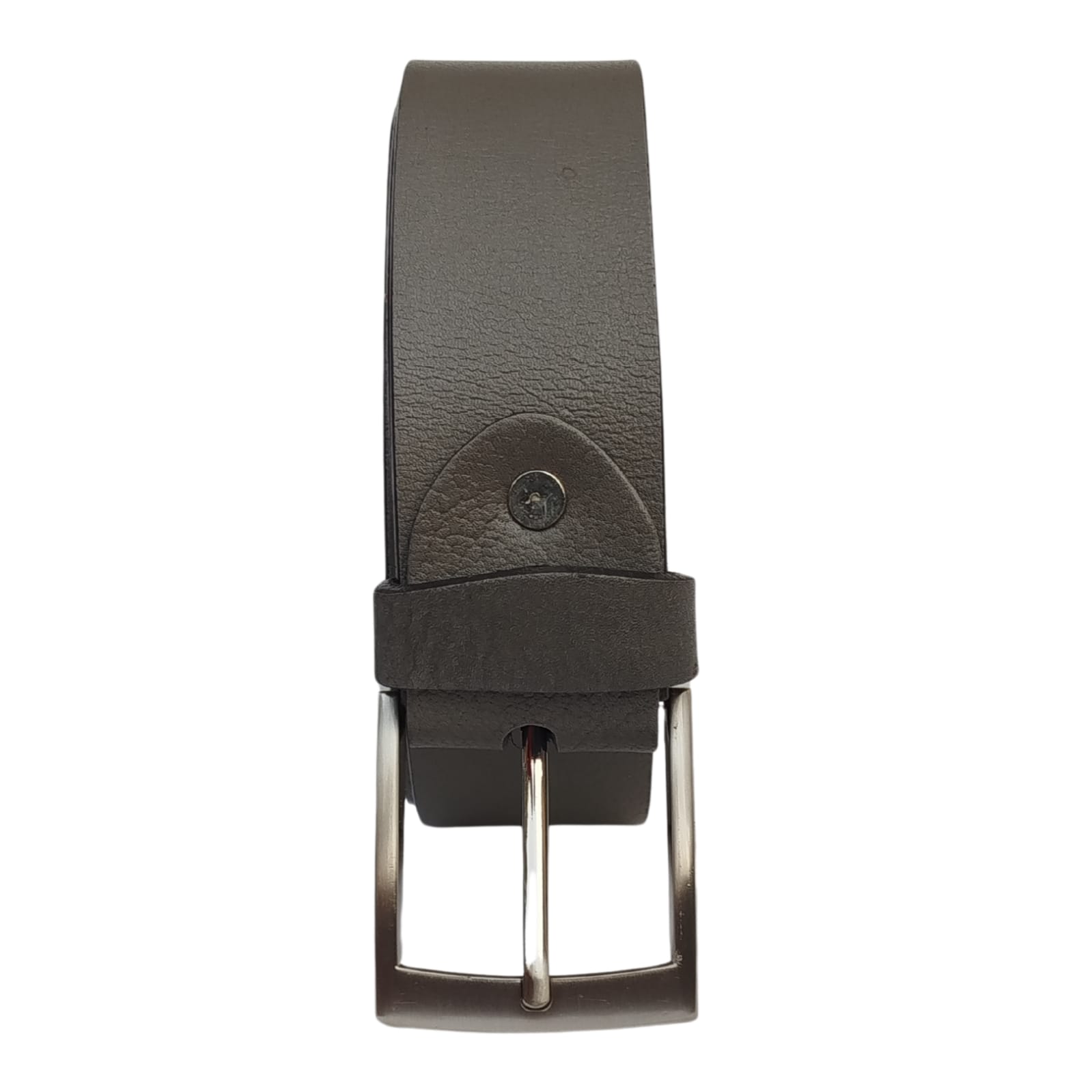 Men Buffalo leather belt grey color | Waist Belt for boys & Mens (Grey) - Image 5