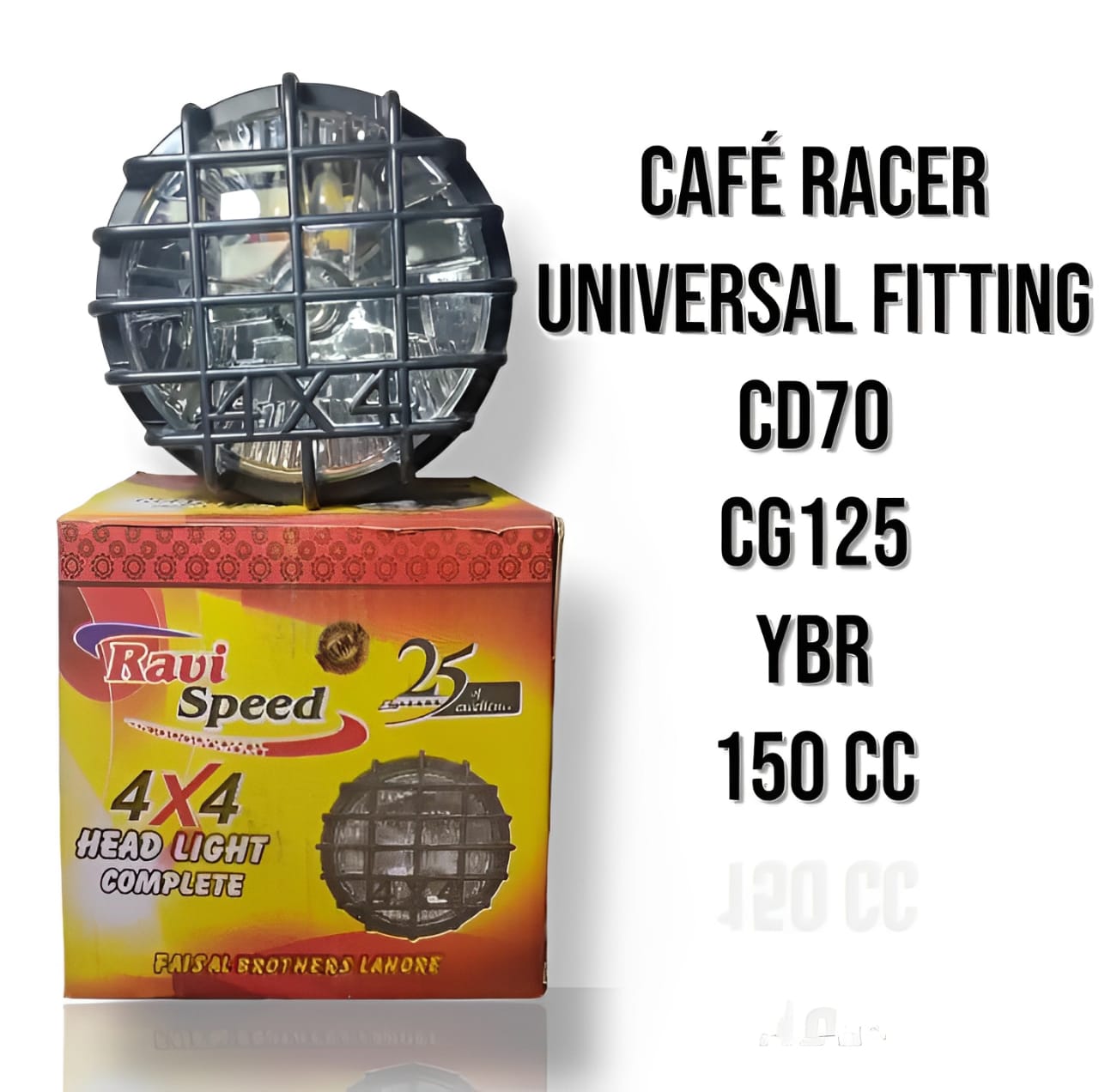 Cafe racer headlight for 70cc and 125cc bikes Simple to set up Headlight for bikes - Image 2