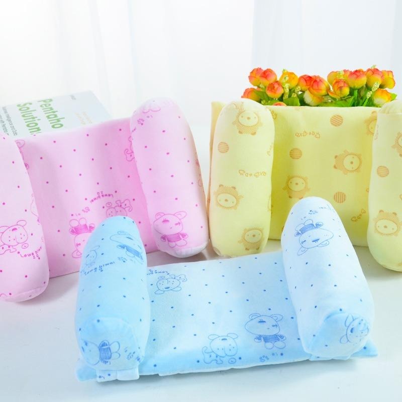 Shaping Baby Pillow Baby Pillow Sleep Positioner New Bedding Neck Support Kids Anti Roll Pillow(Random Colors) - Image 4