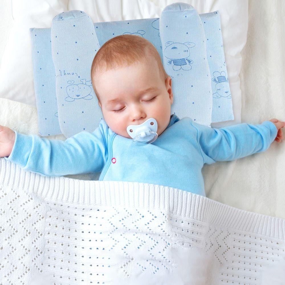 Shaping Baby Pillow Baby Pillow Sleep Positioner New Bedding Neck Support Kids Anti Roll Pillow(Random Colors)
