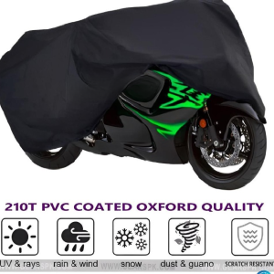 Bike Top Cover â Water & Scratch Proof Parachute â Fits CD70CC and 125CC Bikes (Random color)