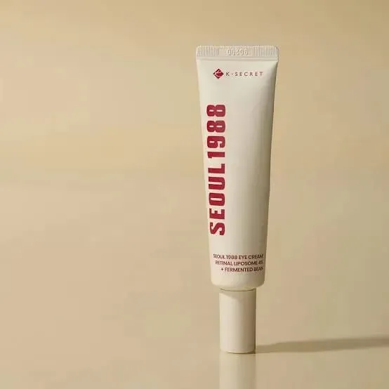 K-SECRET SEOUL 1988 Eye Cream: Retinal Liposome 2% + Fermented Black Bean Advanced Anti-Aging & Brightening Formula - 30ml