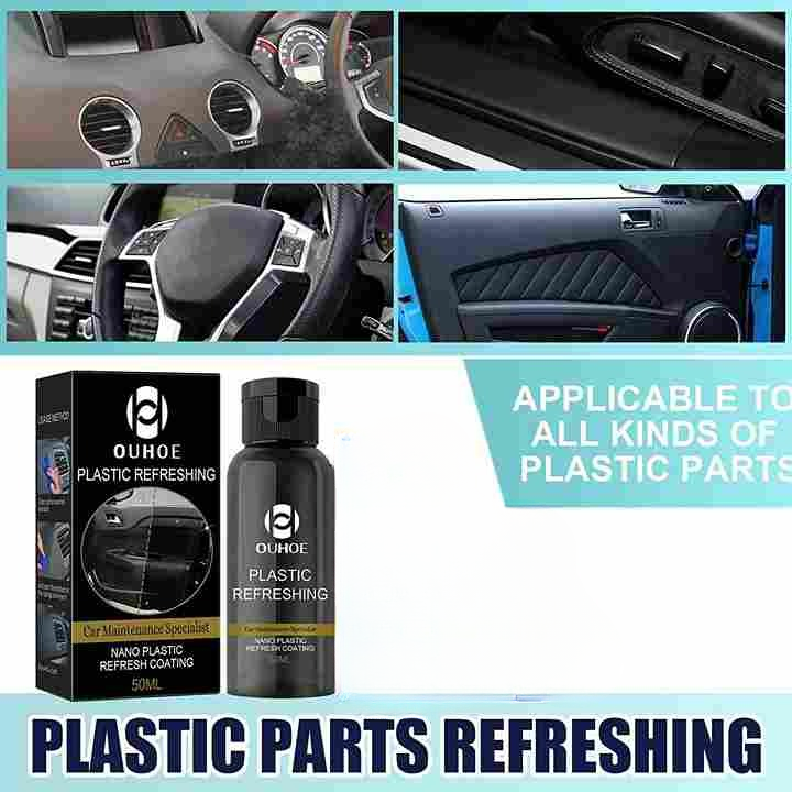 Ouhue Plastic Refreshing Nano Coating â Advanced Car Interior And Exterior Plastic Restorer For A Like-New Shine And Long-Lasting Protection - Image 3