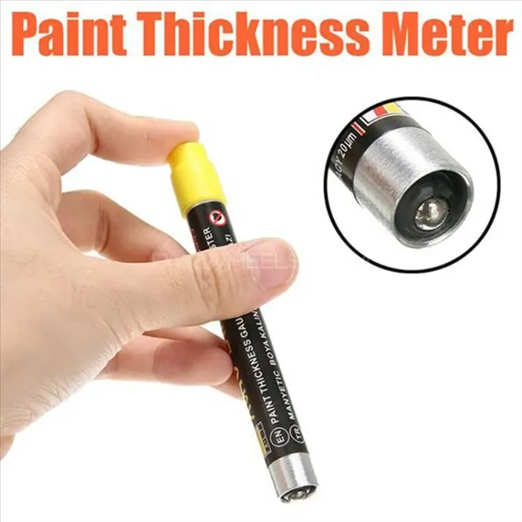 Auto Lak Car Paint Tester Pen â Magnetic Paint Thickness Meter Gauge Car Body Damage Detector & Accident Crash Checker
