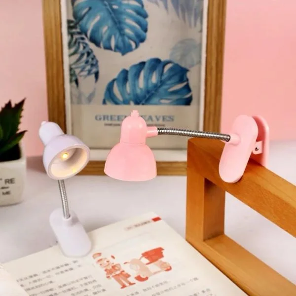 Mini Book Light with Clip ? Portable LED Reading Lamp, Travel Bedroom Night Light, Eye Protection (Random Color) - Image 2