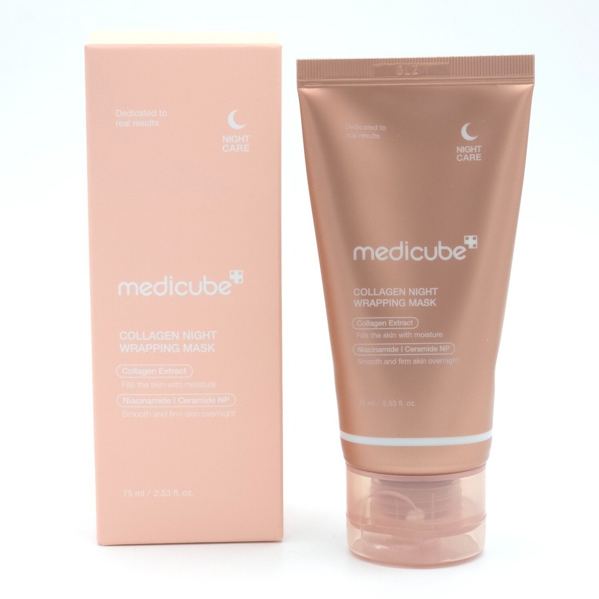 Medicube Collagen Overnight Wrapping Peel Off Facial Mask Pack 75ml Korean Skincare For Radiant Hydrated Skin - Made In Korea - Image 5