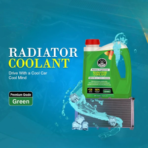 THREE GUYS Radiator Coolant â Premium Grade Green | Anti-Corrosion & Overheating Protection | Inorganic Acid Technology (1L)