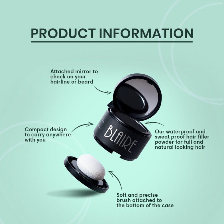 BLAIRE Hair Filler Powder Instant Root & Thinning Hair Concealer - Image 4