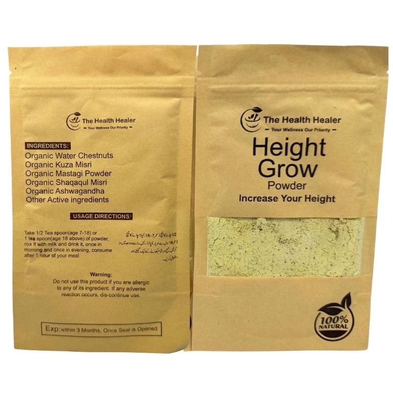 The Health Healer Height Grow Powder Natural Height Increase Supplement For Daily Growth And Wellness - 70g - Image 3