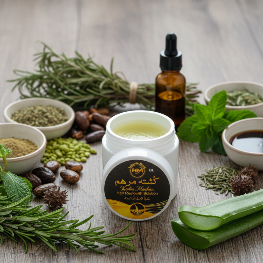 Kushta Marham 50g Hair Regrowth Solution Hair Strengthening Ointment - Image 2