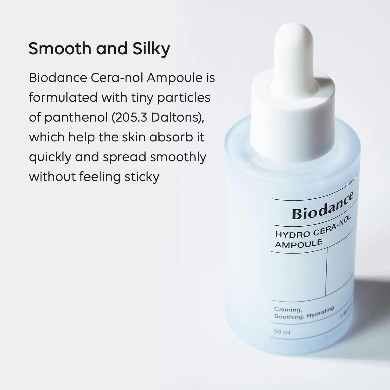 Biodance Hydro Cera Nol Ampoule Hydrating Soothing Serum With Panthenol Ceramides And Hyaluronic Acid 30ml Made In Korea - Image 3