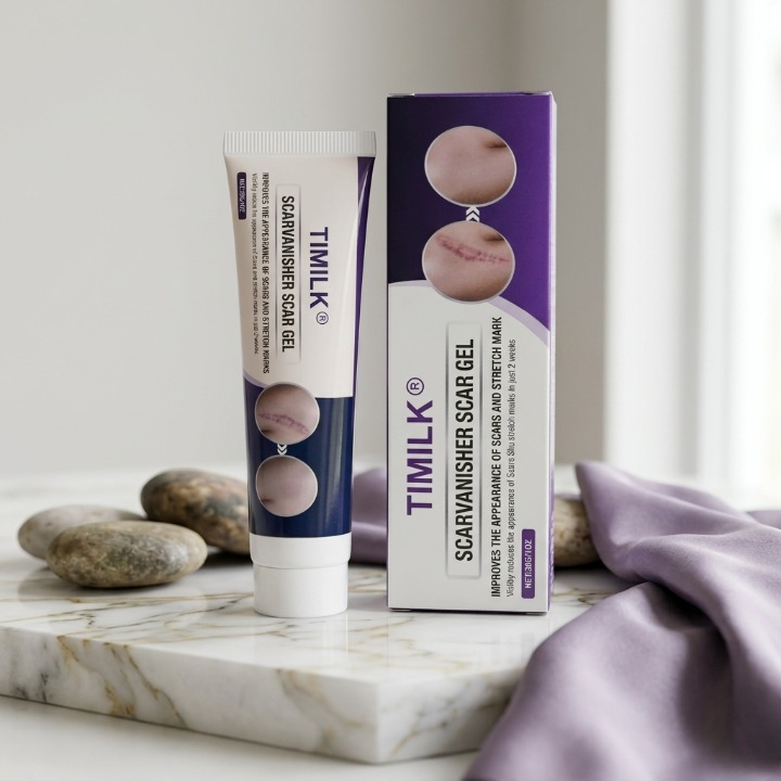 Timilk Regenscar Stem Cell Scar Gel Triple-Action Formula for Old & New Scars, Surgical Marks, and Skin Renewal (15ml) - Image 2