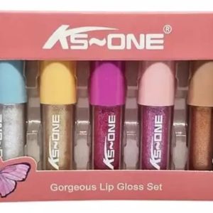 KS ONE 2-In-1 Waterproof Lip Gloss & Eyeshadow Color  Multicolor