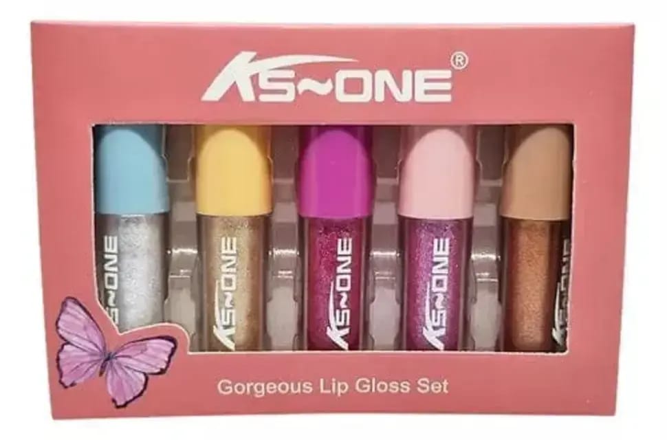 KS ONE 2-In-1 Waterproof Lip Gloss & Eyeshadow Color Multicolor