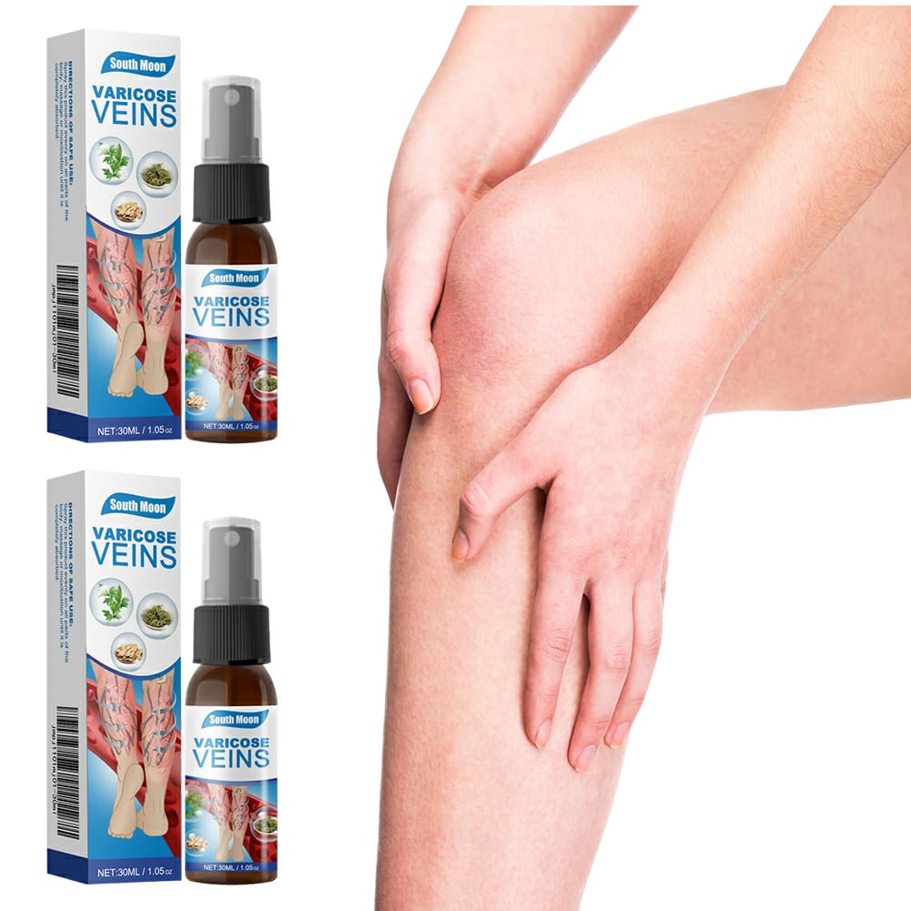 Varicose Veins Treatment Spray Advanced Formula for Spider Veins, Leg Pain & Swelling Relief ~ 30ml