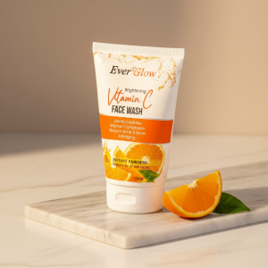 Everglow Vitamin C Face Wash  Brightening & Refreshing Cleanser (120 ml)
