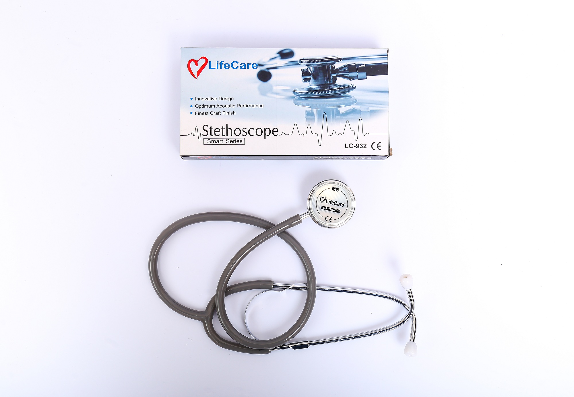 ESteth Classic Stethoscope Dual Head, Cardiac Quality, Stainless Steel, Non-Chill Ring 32 Inches CANADIAN - Image 4