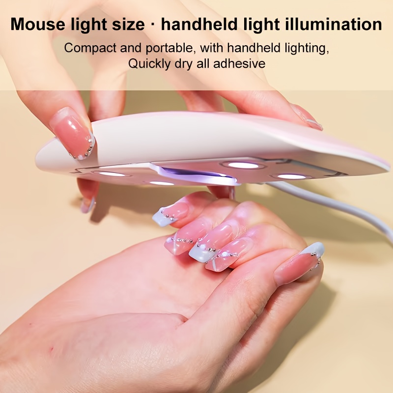 UV Led Lamp For Nails 6W Nail Lamp Light With Timer Mini Premium Quality Smooth Finish Durable Stylish And Compact Design - Image 2