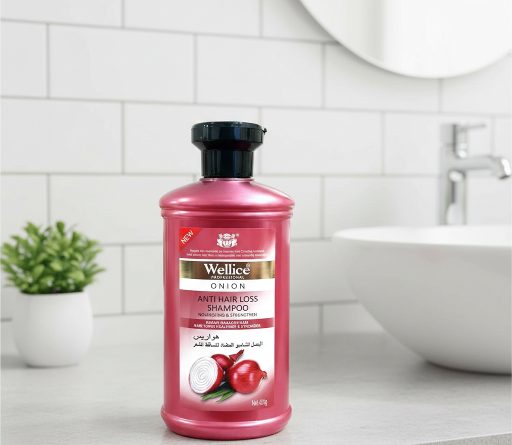 Wellice Professional Onion Anti Hair Loss Shampoo 400g Hair Care Solution to Strengthen, Nourish & Reduce Hair Fall Naturally - Image 2
