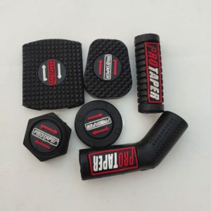 6 Piece Rubber Set for 70cc & CG 125 Motorcycles â Chain Cover, Handle Nut, Kick, Brake & Gear Lever Rubbers â Random Colors