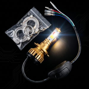 M4 LED Headlight Bulb for Bikes â High Brightness China Imported Motorcycle Headlight Lamp