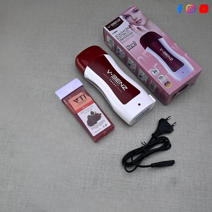 V-BENZ Original Electric Roll On Wax Depilator Heater Hair Removal Machine (Wax Cartridge Included) Model: V-5889 - Image 4