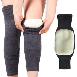 Deluxe Thermal Knit Knee and Leg Warmers (1 Pair) | Essential Winter Protection & Joint Comfort for Women | Knee Warmer For Women | Knee Warmer For Winters - Image 2