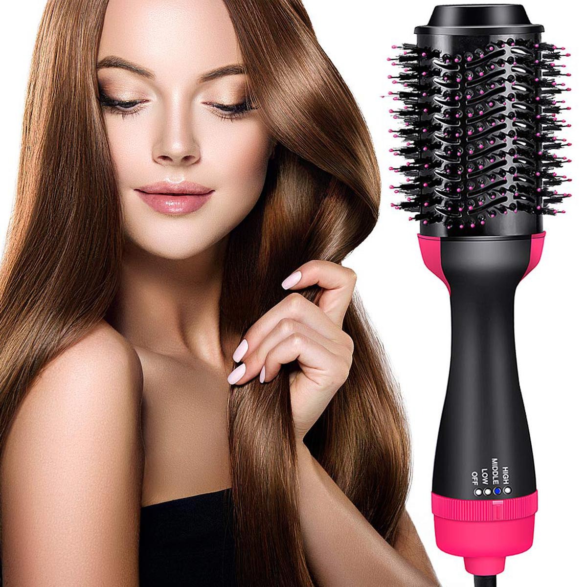 3?in?1 Hair Dryer with Comb, Hair Straightener & Curler for Easy Styling - Image 4
