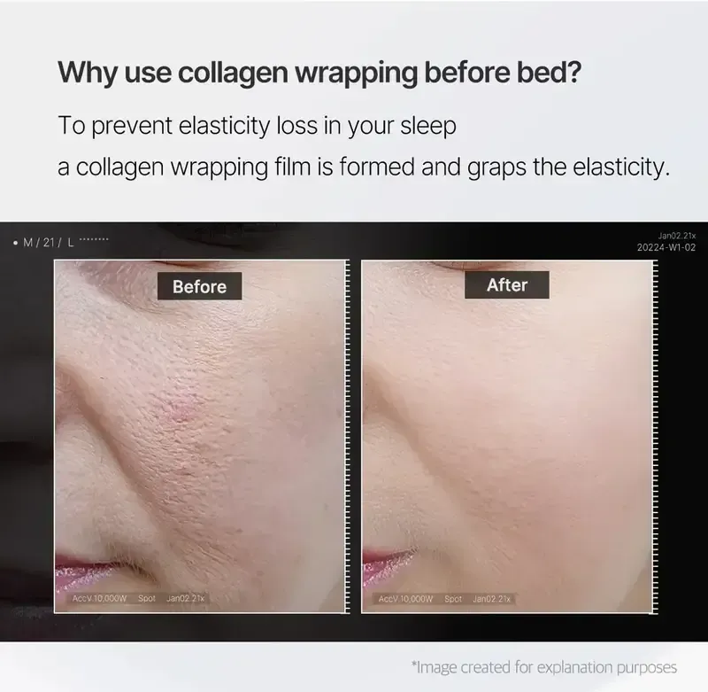 Medicube Collagen Overnight Wrapping Peel Off Facial Mask Pack 75ml Korean Skincare For Radiant Hydrated Skin - Made In Korea - Image 3