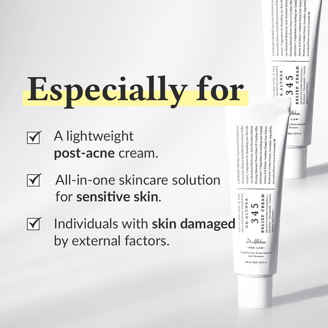 Dr Althea 345 Relief Cream Gentle Care Soothing Formula Durable Quality And Comfortable Use For Daily Skin Care - 50ML - Image 3