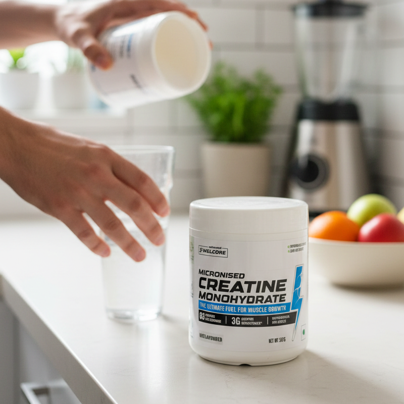 Wellcore Micronised Creatine Monohydrate 307g | 83 Servings | Muscle Growth & Strength Support - Image 3
