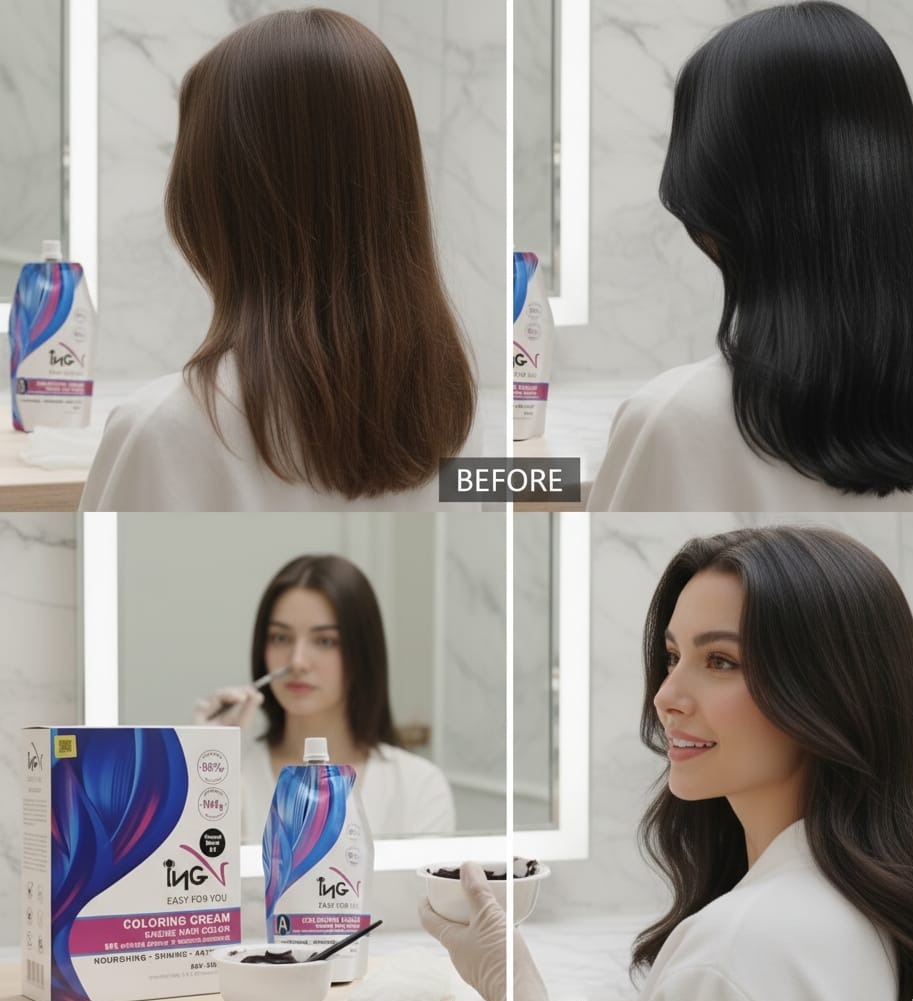 IMG Easy For You | Professional Coloring Cream Set (A & B) - Image 2
