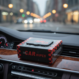 Premium 80Pcs Car Interior Wipes â Quick Shine, Dust Removal & Streak-Free