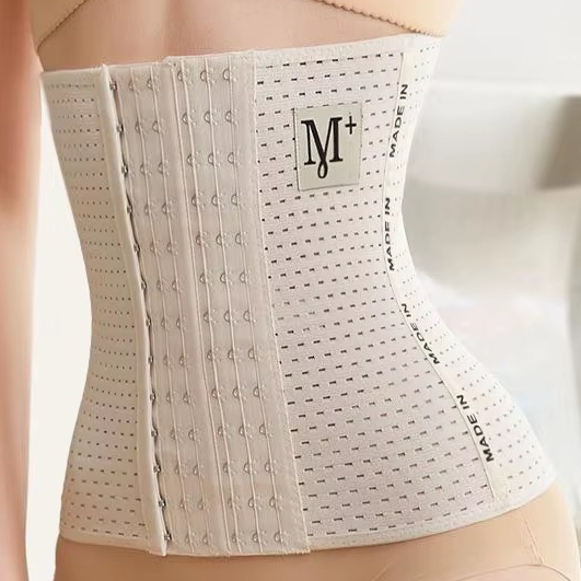 M + Belly Belt 6 Hooks Body Shaper & Tummy Controller ~ Size : 3XL ~ Color : Skin - Image 2