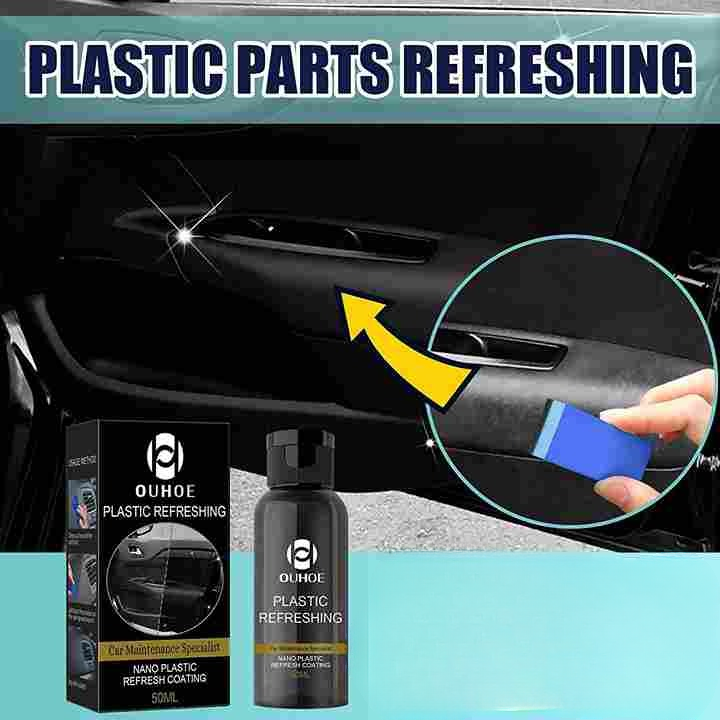 Ouhue Plastic Refreshing Nano Coating â Advanced Car Interior And Exterior Plastic Restorer For A Like-New Shine And Long-Lasting Protection - Image 2