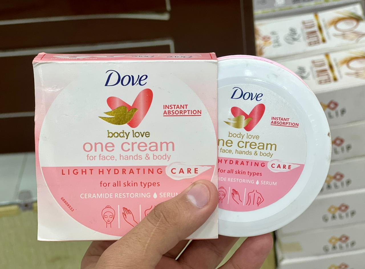Dove Body Love One Cream All-in-One Moisturizer for Face, Hands & Body | Deep Hydration, Soft Skin & Nourishing Daily Care ( 250 )gram