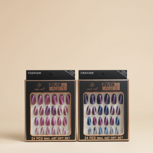 24 Pcs Professional Manicure Artificial Nails  Salon-Quality Press-On Nail Set