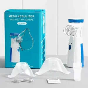 Portable Mesh Nebulizer  Quiet & Rechargeable for Kids and Adults