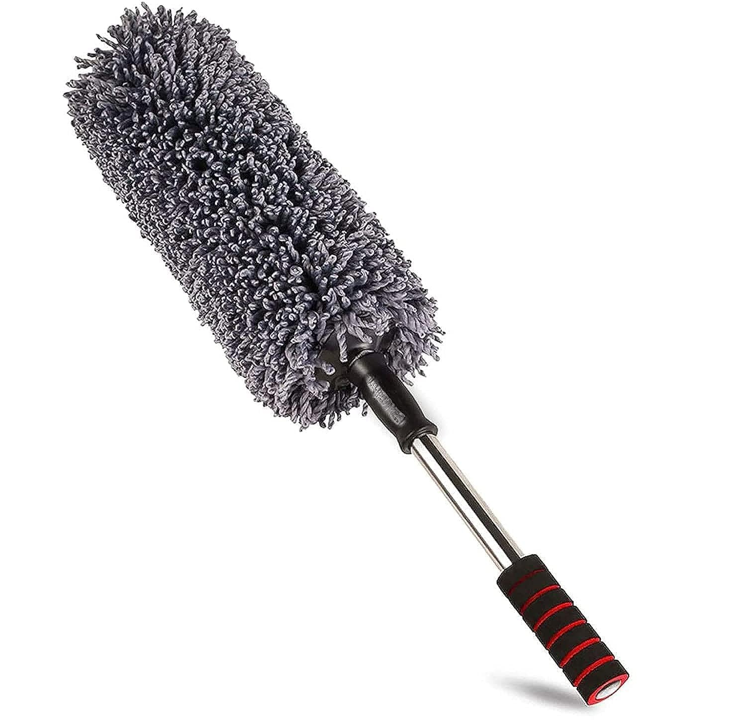 Premium Microfiber Car Duster Kit with Telescopic Handle â Scratch-Free Interior & Exterior Cleaning Brush for Cars, SUVs, Trucks & Home Use - Image 2