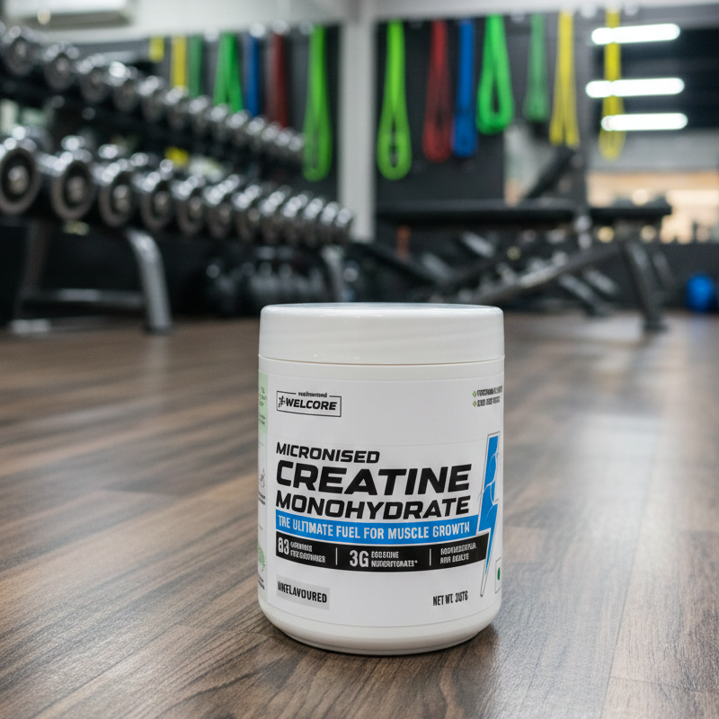 Wellcore Micronised Creatine Monohydrate 307g | 83 Servings | Muscle Growth & Strength Support
