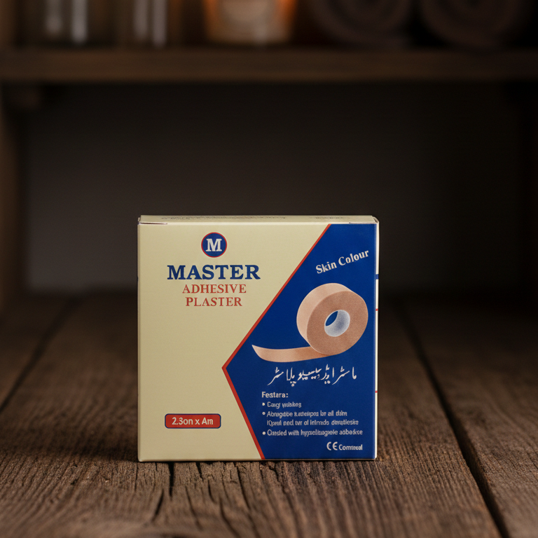 Master Adhesive Plaster Strong, Breathable, Skin-Friendly Medical Tape for Wound Protection, Bandage Fixing & Everyday First-Aid Use