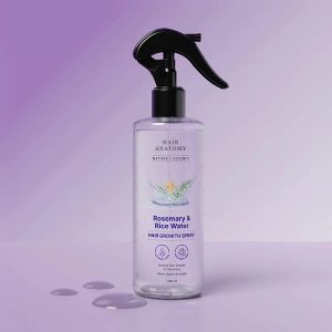 Bare Anatomy Rosemary Water Spray for Hair Growth & Thickness with Rice Water  200ml