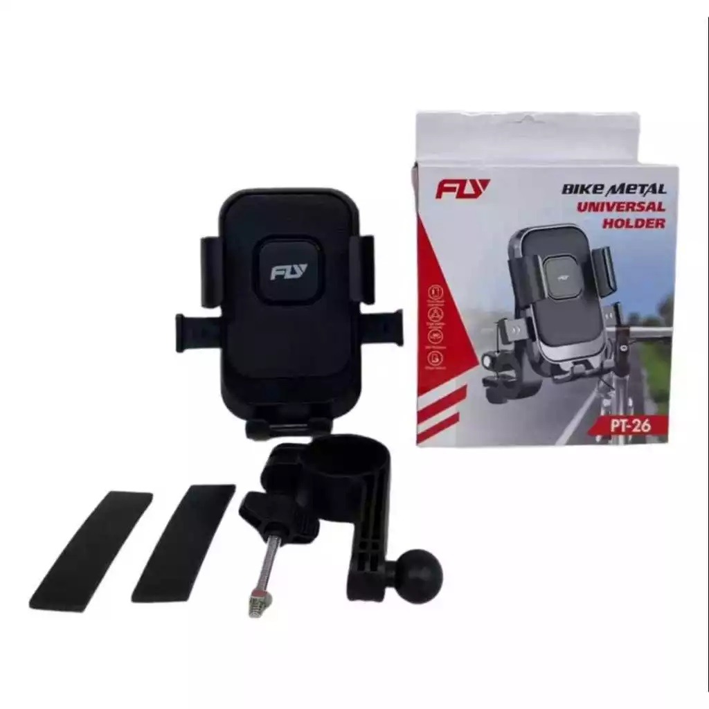 Fly Bike Metal Universal Holder â Durable Handlebar Mount for Phones & Devices, Secure Grip for Cycling - Image 4