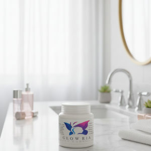 Glow Ria Zafrani Whitening Cream Natural Skin Care Formula Brightens Complexion Reduces Dark Spots Enhances Smooth Radiant Glow - 200g